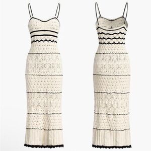 Olive & Oak Cream and Black Knit Detail